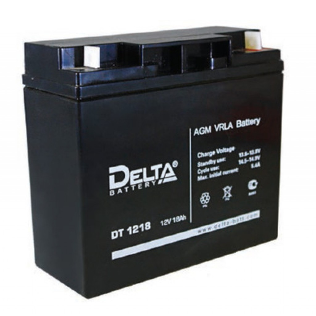 DT 1218 аккумулятор 18Ач 12В Delta