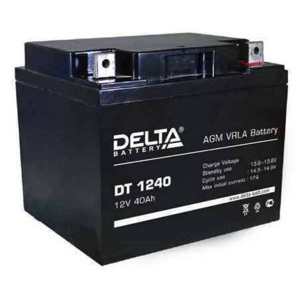 DT 1240 аккумулятор 40Ач 12В Delta