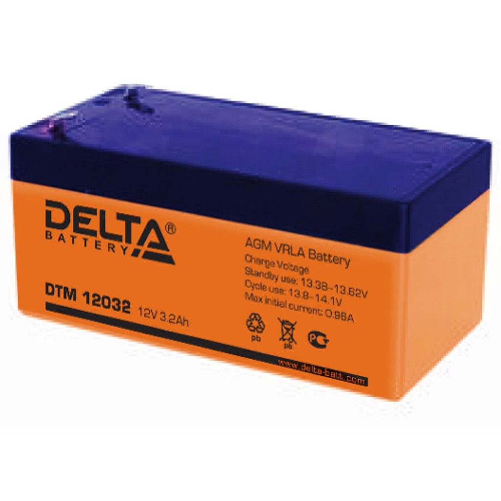 DTM 12032 аккумулятор 3.2Ач 12В Delta