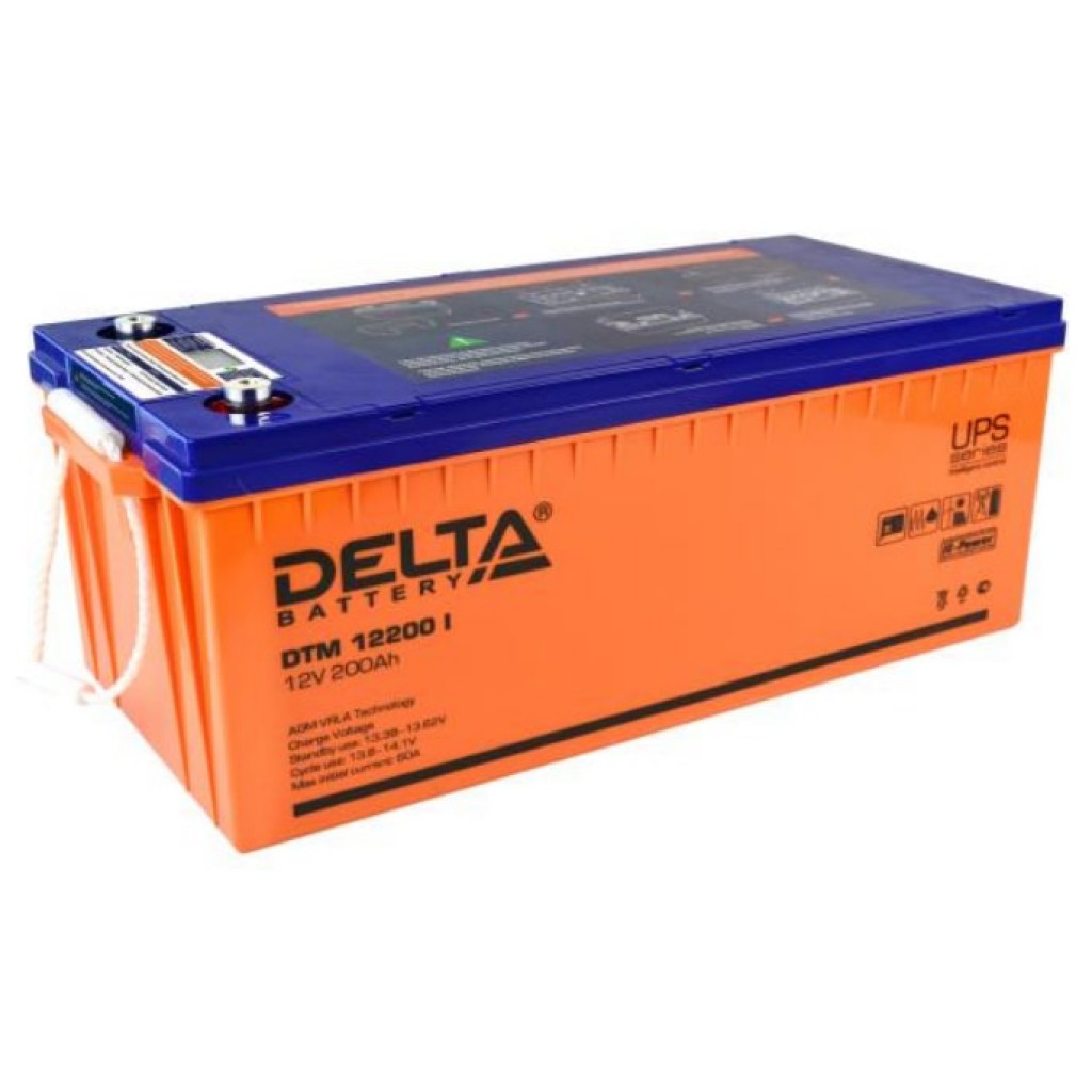 DTM 12200 I аккумулятор 200Ач 12В Delta