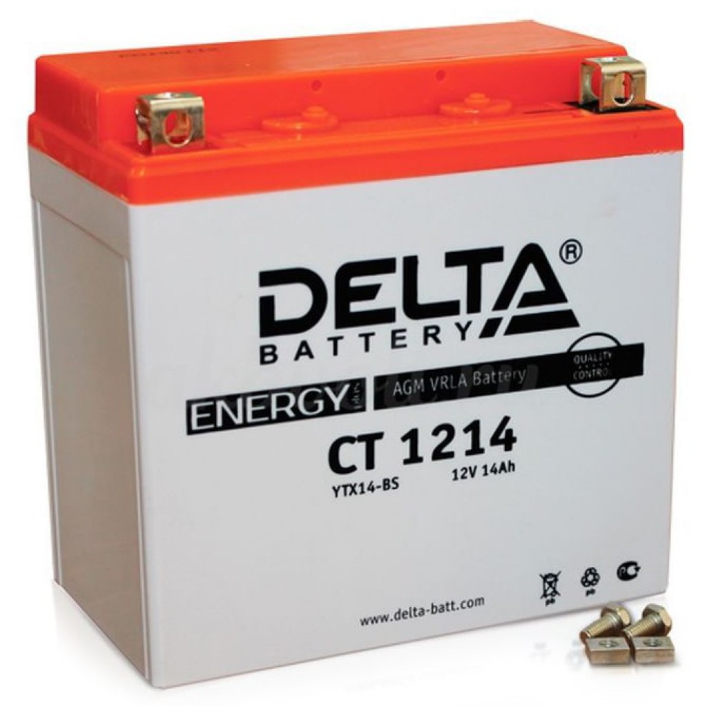 CT 1214 аккумулятор 14Ач 12В Delta