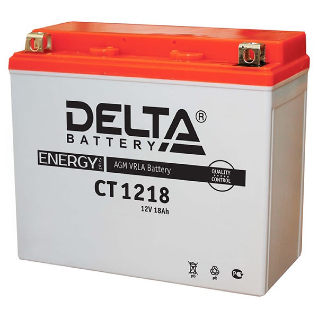 CT 1218 аккумулятор 18Ач 12В Delta