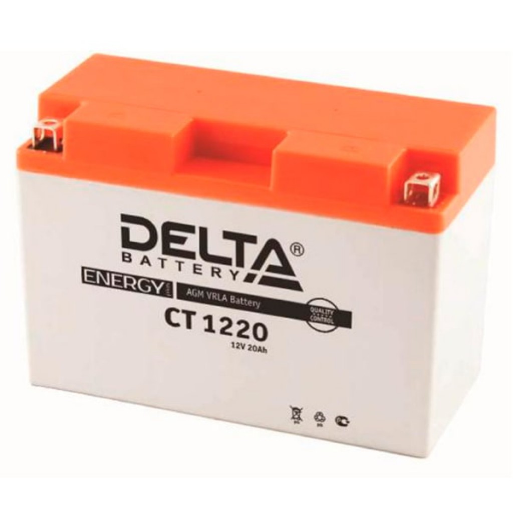 CT 1220 аккумулятор 20Ач 12В Delta