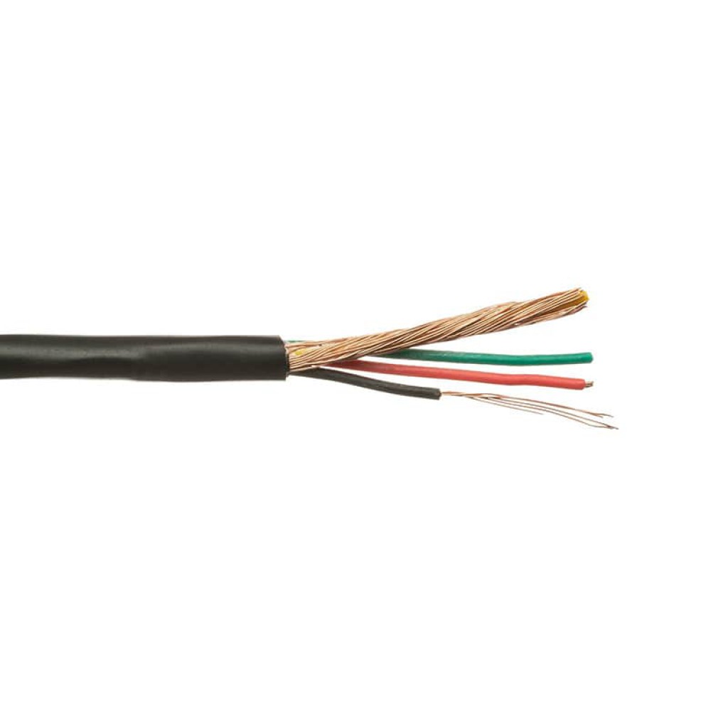 ШВЭВ 4х0,22 (3х0,22+1Эх0,22) outdoor кабель комбинированный Eletec (200 м)