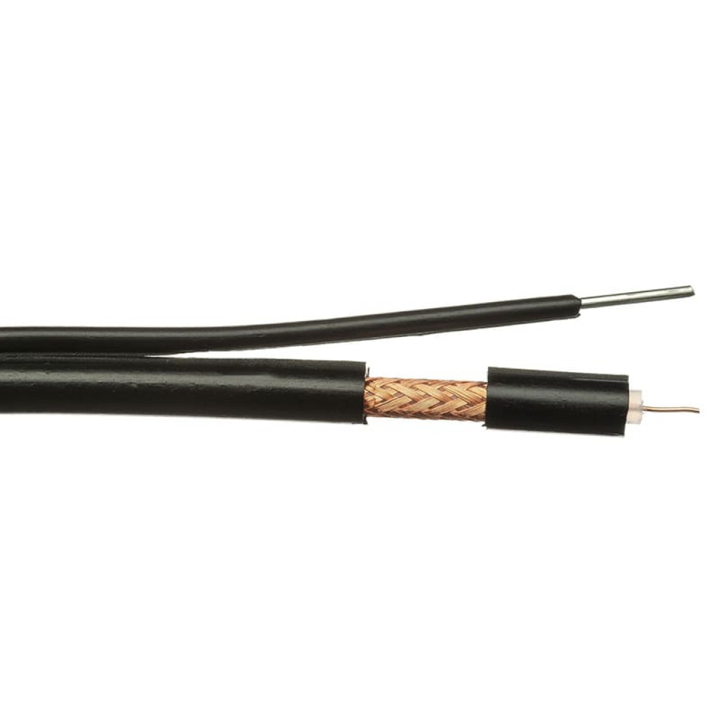 RG-59 B/U outdoor с тросом 112% кабель коаксиальный 75 Ом (500 м)